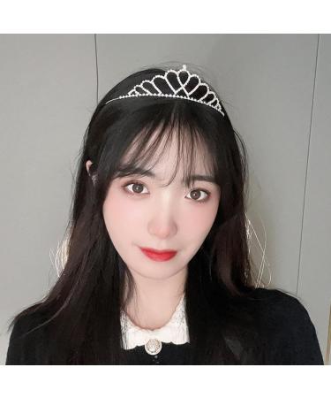 Wiwpar Crystal Rhinestone headband Silver Crystal Headband Princess Queen Headpiece Hair Accessories Headband for Women Girls Wedding Birthday Gift (Type2)