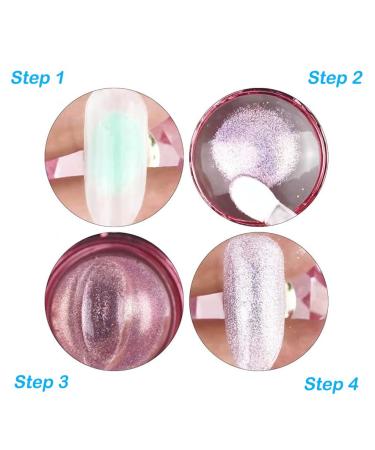 French Tip Nail Art Stamper Kit - Accurate Fast Jelly Tool for Perfect Nail Designs | International Shipping Available - Buy Online on SooperMarket.com