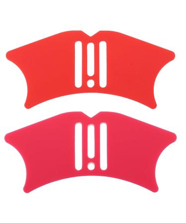 Shop Nose Shadow Template - Silicone Contour Tool & Makeup Set for Perfect Contours (Rose Red & Red - Buy Online on SooperMarket.com