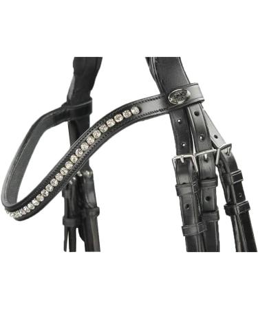 Schockem hle Malibu Anatomic Snaffle Bridle Black for Thoroughbreds - Premium Quality Equestrian Gear Worldwide Shipping - Buy Online on SooperMarket.com