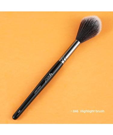 BEILI Tapered Highlighter Brush - Vegan Makeup Tool for Cheekbones Contouring and Blending | Ideal for Cream Powder and Mineral Cosmetics | International Shipping Available - Buy Online on SooperMarket.com