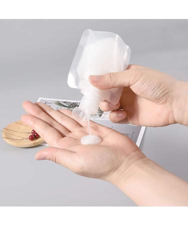 4 Pack Travel Bags Set | Refillable Portable Liquid Bags for Shampoo Cleanser & Gel (30ML) - Perfect for International Travel - Buy Online on SooperMarket.com