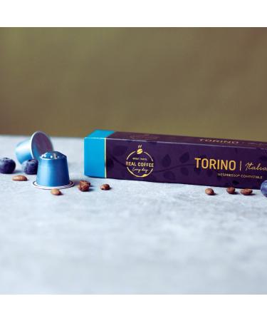 Decaf Italian Variety | 100 Nespresso Compatible Pods | Medium & Dark Roasts | 3 Italian City-Inspired Blends: Arezzo Firenze Torino | Aluminium capsules | Decaf Variety Pack - Buy Online on SooperMarket.com