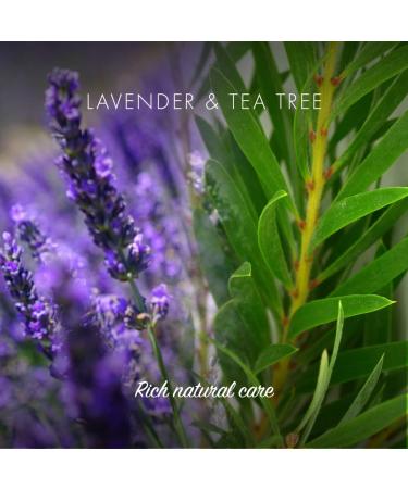 Friendly Soap - Lavender & Tea Tree Shampoo Bar (95g) Natural Healthy Shine Nourishing Moisturising Soothing Plant-Based Cruelty-Free Made By Hand No SLS or Parabens Sustainable - Buy Online on SooperMarket.com