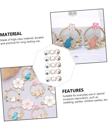 KALLORY 30pcs Alloy Oil Drop Pendant Bride Hollow Out Telephone - Buy Online on SooperMarket.com