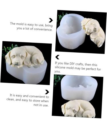 2pcs Mold Resin Epoxy Chocolate Epoxy Resin Baking Tool Animal Silica Gel Dog Candy 10.8X8.5X5CMx2pcs - Buy Online on SooperMarket.com