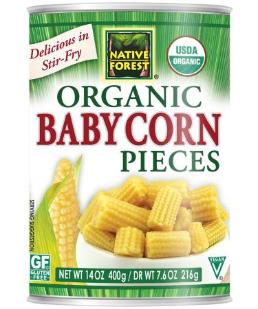Native Forest Organic Cut Baby Corn, 14-Ounce Cans (Pack of 6)