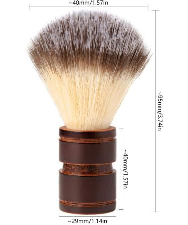 Folpus Portable Shaving Brush for Men | Travel Beard Hair Removal Tool - Compact & Convenient Grooming Solution - Buy Online on SooperMarket.com