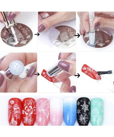 Beaupretty Nail Template & Double Manicure Stamper - Silicone Nail Art Jelly Tool for Women - Perfect for Creative Nail Designs - Buy Online on SooperMarket.com