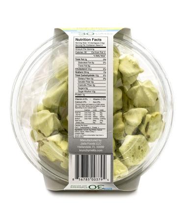 Krunchy Melts Sugar Free Key Lime Meringue Cookies - Zero Net Carbs, Gluten Free, Nut Free, 30 Calories - Low Calorie Sweet Treats - Kosher Pareve - 2oz (Pack of 1) - Buy Online on SooperMarket.com