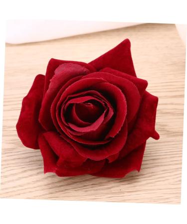 minkissy 2 1 Hibiscus Hair Clip Red Artificial Flowers Flower Hair Clips for Women Hair Clips for Women Thick Hair Rose Hairpin Rose Flower Hair Comb Hair Piece Blossom Hair Accessories medium Rosso - Buy Online on SooperMarket.com