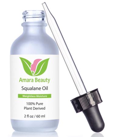 Squalane Oil Moisturizer with 100% Pure Plant Derived Squalane for Face, Body, Skin and Hair - Face Oil 2 fl. oz.