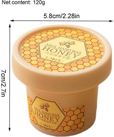 FACYNDE Hand Peeling - 120g Honey & Milk Handwax | Moisturizing Peeling Lotion for Hands & Feet Care - Buy Online on SooperMarket.com