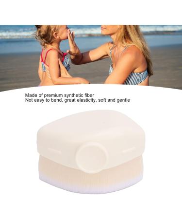 Self Tanning Brush Sunscreen Applicator for Kids Synthetic Fiber Sun Lotion Cream Sunblock Brush Foundation Brush with Protective Cap for Travel (Green) - Buy Online on SooperMarket.com