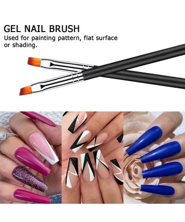 Lofuanna 6-Piece Professional Nail Brush Kit - Double End Nail Art Brushes for Dotting Painting & Gel Polish Designs - Buy Online on SooperMarket.com