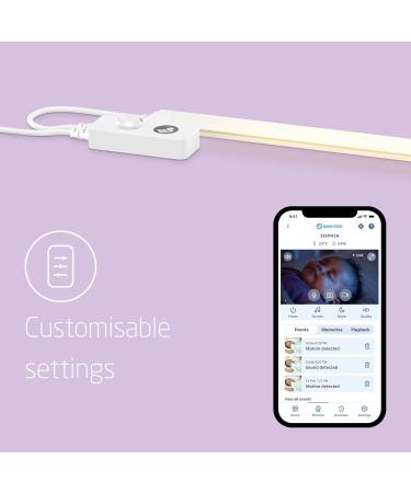 Maxi-Cosi Glow Crib Light with Smart Motion Detection - App Controlled, Easy Installation | Compatible with Alexa and Google Assistant - Buy Online on SooperMarket.com
