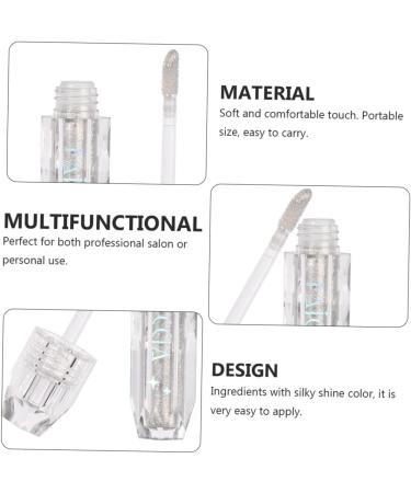 Angoily 2 Pcs Waterproof Liquid Eyeshadow Glitter Eyeshadow Glitter Eye Shadow Highlight Miss Accessories 1 count (Pack of 1) 02#x2pcs - Buy Online on SooperMarket.com