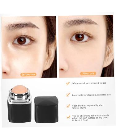 PLAFOPE 1pc Facial Oil Absorbing Ball Face Cleaning Facial Tool Facial Oil Blotting Massager Roller The Face Black 1 count (Pack of 1) - Buy Online on SooperMarket.com