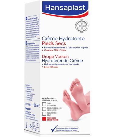 Hansaplast Foot Expert Regenerating Foot Cream 100ml Intensive Moisturizing Foot Care with 10% Urea for Soft Healthy Feet - Buy Online on SooperMarket.com