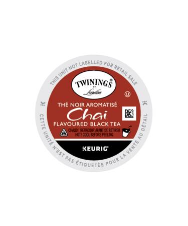 Twinings Chai Tea K-Cups for Keurig | Sweet & Savoury Cinnamon Cardamom Cloves & Ginger | 12 Count (Pack of 6) | Enjoy Hot or Iced Chai 12 Count (Pack of 6)