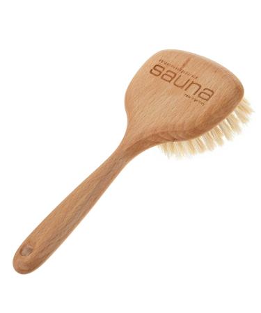 SIDCO sauna brush wooden massage brush back brush body brush bath brush natural fiber