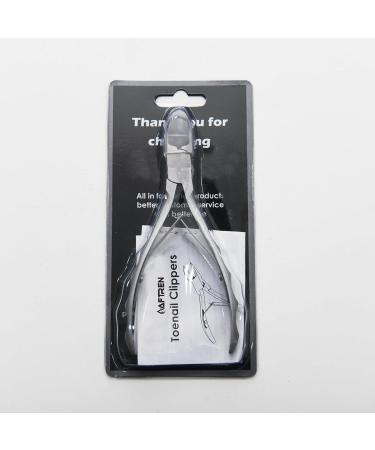 Professional Cuticle Nippers Precision Manicure Nail Clippers Stainless Steel Scissors Thick and Ingrown Nails Hospital Grade Podiatry Tool - Buy Online on SooperMarket.com