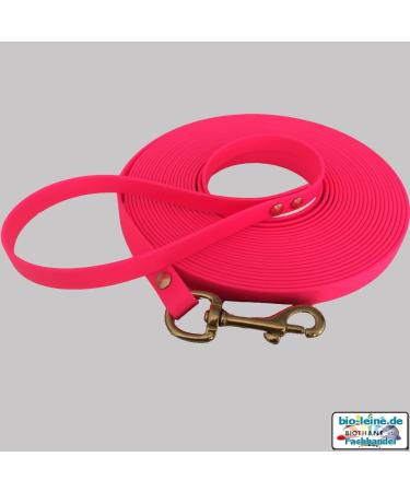 Bio-line Light Cat Leash - 7m Neon Pink Biothane | Durable Tow Leash with Hand Loop for Small & Large Cats - Buy Online on SooperMarket.com