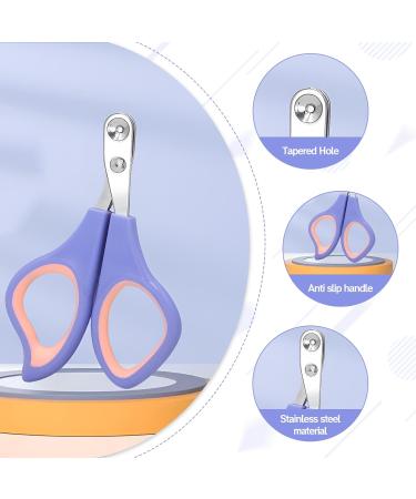 Cat Nail Clippers 1 Pcs Cat Claw Clipper Made of Stainless Steel Cat Nail Trimmer Nail Clippers for Cats with Positioning Hole Professional Cat Claw Clippers with Safety Guard.(Purple) - Buy Online on SooperMarket.com