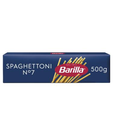 Barilla Pasta Classic Spaghettoni n.7 made from durum wheat always al dente (1 x 500 g) 500 g (1 pack)