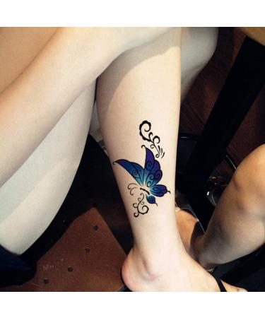 Butterfly Temporary Tattoos for women sexy 6 Pcs by Yesallwas Waterproof long lasting Fake Tattoos Stickers for Arms Shoulders sexy body tattoos 6cmx10.5cm/2.36x4.13 inches (LxW) (A) - Buy Online on SooperMarket.com