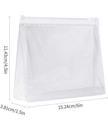 8pcs Mini PVC Cosmetic Organizer Bags with Zipper Closure - Travel & Bathroom Makeup Bag Set - Buy Online on SooperMarket.com
