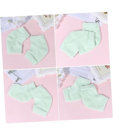 Healeved 2 Pairs Gel Socks Thick Socks Moisturizing Heel Socks Skin Heel Softener Foot Womens Socks Heel Anti-Crack Socks Plantar Sock Absorb Sweat Silicone Gel Men and Women - Buy Online on SooperMarket.com