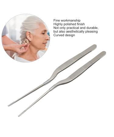 2Pcs Stainless Steel Tweezers - Corrosion & High Temp Resistant Multipurpose Tool for Hearing Amplifiers - Compact & Durable - Buy Online on SooperMarket.com