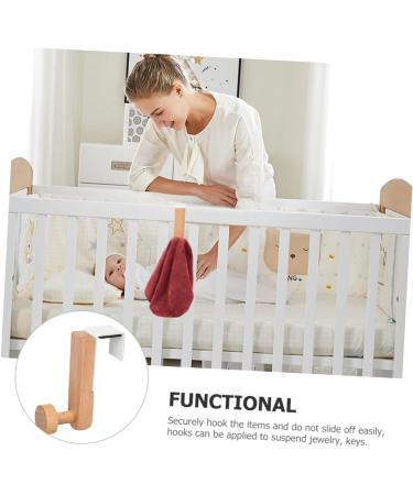 Alipis Wood Cupboards Hat Home Door Hooks Hats Key Coat Hanging Wooden Iron Bedroom Hook Umbrella Punch - Buy Online on SooperMarket.com