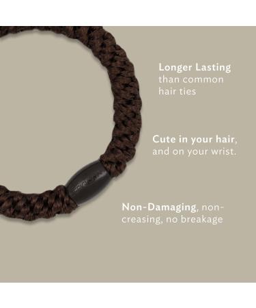 L. Erickson Grab & Go Pony Tube - Black Opal Black | Stylish Hair Accessories for Effortless Updos - Fast International Shipping - Buy Online on SooperMarket.com