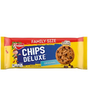 Keebler Chips Deluxe, Original, Family Size, 17.2 oz