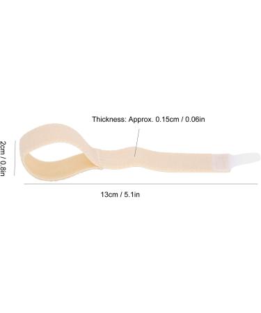 6pc Elastic Toe Wraps for Crooked Toes - Toe Corrector & Protector Bandages - Buy Online on SooperMarket.com