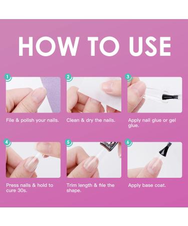 Melous 120PCS Long Coffin Soft Gel Nail Tips - Pre Buff Full Cover, Half Matte A0-120 Pcs - Buy Online on SooperMarket.com