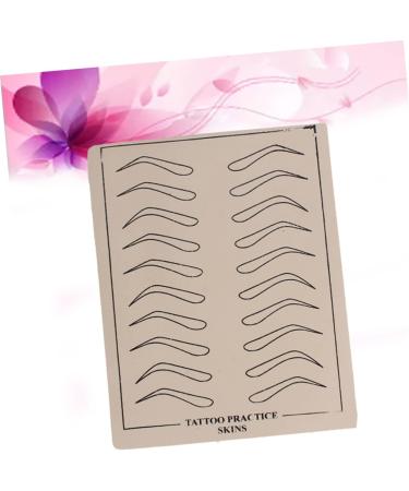 Beavorty 18 Sheets Eyebrow Microblading Skin Vehicle Grab Handles Eyebrow Training Skin Practice Skin - Buy Online on SooperMarket.com