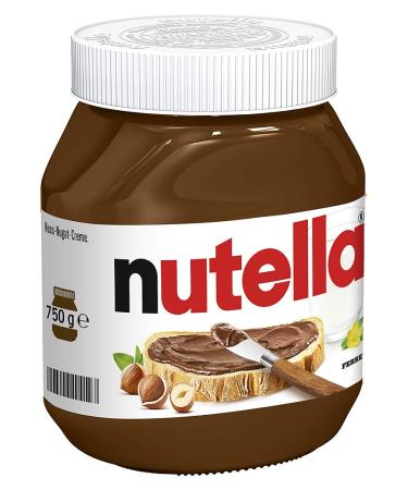 nutella hazelnut nougat cream as a spread or for delicious recipes 1 x 750 g 750 g (1 pack) 1 pack