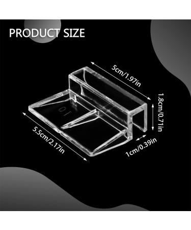 16 PCS LEEFONE 10mm Acrylic Aquarium Cover Clip - Universal Holder for Rimless Fish Tank Glass Covers - Buy Online on SooperMarket.com