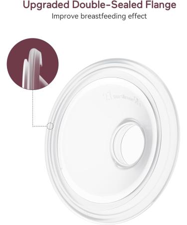 Momcozy Double-Sealed Flange 27mm for S9 Pro/S12 Pro Breast Pump - Replacement Accessory 1PC - Buy Online on SooperMarket.com