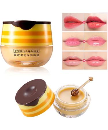 Lip Scrub - Propolis Moisturizing Lip Membrane Lip Scrubs Exfoliator & Moisturizer Lip Care Exfoliating Scrub and Lip Moisturizer for Chapped Lips - Buy Online on SooperMarket.com