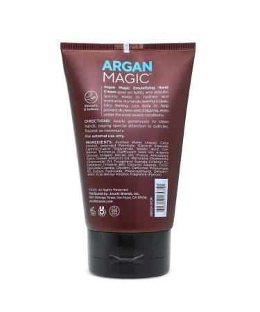 Argan Magic Hydrating Hand Cream with Argan Oil, Vitamin E & Chamomile | Moisturizing, Made in USA, Paraben & Cruelty Free - 4 oz - Buy Online on SooperMarket.com