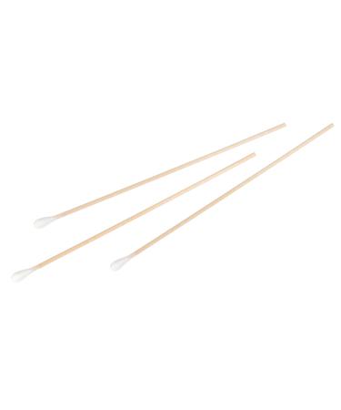 neoLab 2-1021 cotton swabs wooden handle 150 mm x 2.5 mm head 4-5.5 mm (pack of 100)