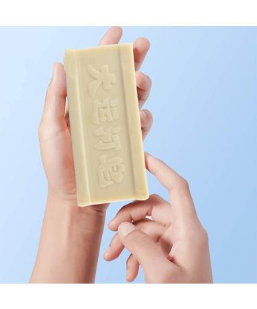Grand Canal Soap Underwear Cleaning Soap Stain Remover Laundry Soap Stain Remover Classic Soap is Durable Suitable for A Variety of Clothes (Color : Yellow Size : 4pcs) 4pcs Yellow