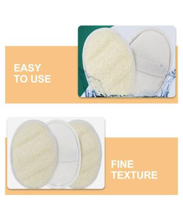 3pcs Exfoliating Loofah Body Wash Scrubbers | Shower Loofah Pads for Glowing Skin | International Shipping - Buy Online on SooperMarket.com