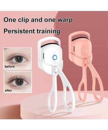 FIOERDTUIE Electric Eyelash Curler Ultimate Makeup Tool for Beautiful Eyes Professional Eyelash Electronic Curler Eyelash Clip Pink - Buy Online on SooperMarket.com
