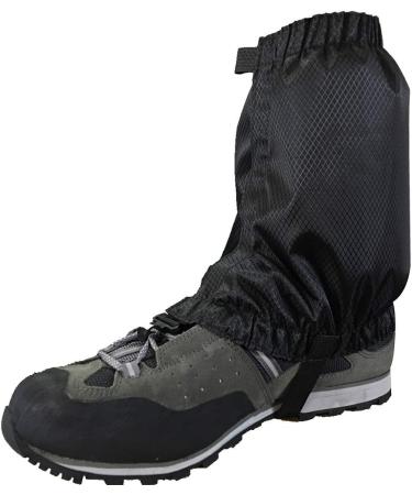 VORCOOL Lightweight Waterproof Snow Gaiters - 1 Pair Ankle Gaiters for Outdoor Hiking & Climbing (Black) | International Shipping Available - Buy Online on SooperMarket.com