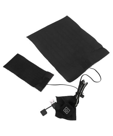 2 in 1 USB Heating Cushion - Adjustable Temperature Waterproof Heating Pad for Clothing Vest - 3 Gears of Electric Heat - Buy Online on SooperMarket.com